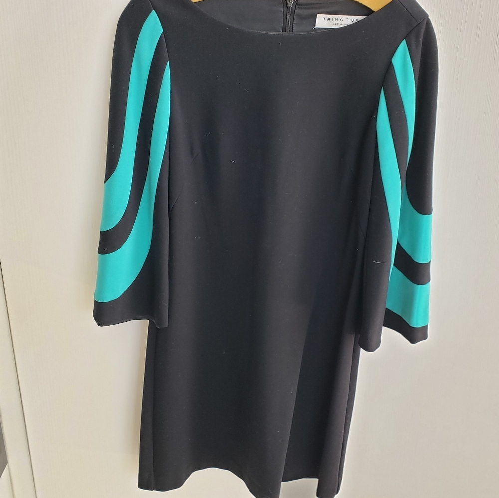 Trina Turk Hijinks Bell Sleeve Mini Dress - Picture 3 of 8